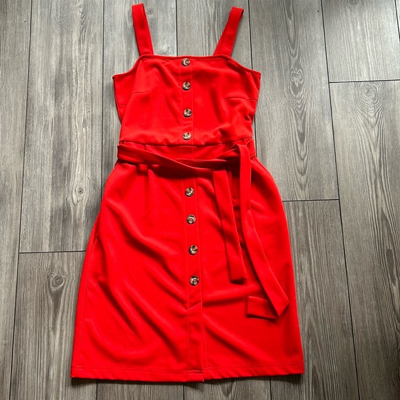 Vero Moda Tomato Red Dress - Picture 1 of 3